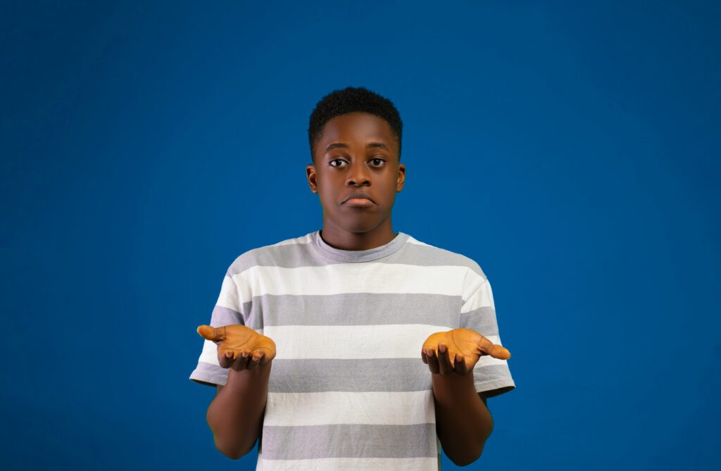 なんだよって感じのリアクション